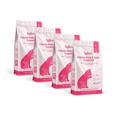 KatKare Alleinfutter Frische Pute & Huhn Essential