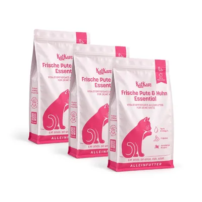 KatKare Alleinfutter Frische Pute & Huhn Essential KatKare Alleinfutter Frische Pute & Huhn Essential