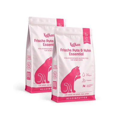KatKare Alleinfutter Frische Pute & Huhn Essential