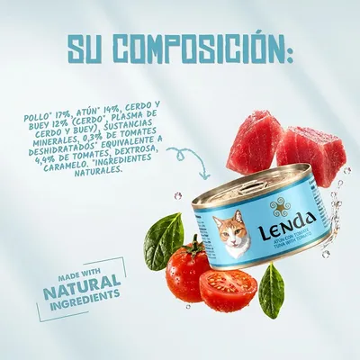 Lenda Delicat Bocaditos en Salsa de Atún con Tomate para Gatos