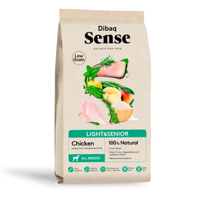 Dibaq Sense Low Grain Pollo Light o Senior