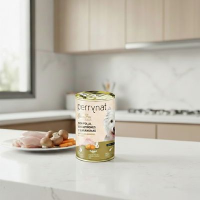 Perrynat Grain Free Pollo con champiñones y Zanahoria