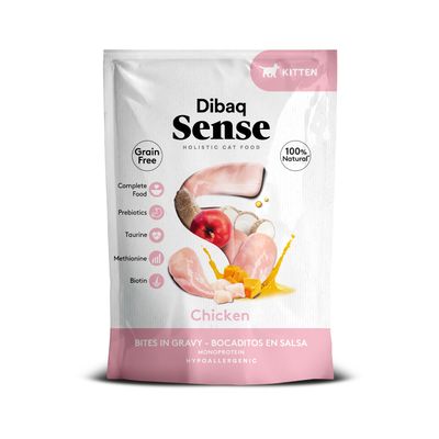 Dibaq Sense Bocaditos en salsa gatito pack 12 uds x 100gr