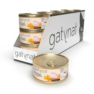 Gatynat Pollo y Calabaza pack 12 uds x 85 gr Gatynat Pollo y Calabaza pack 12 uds x 85 gr