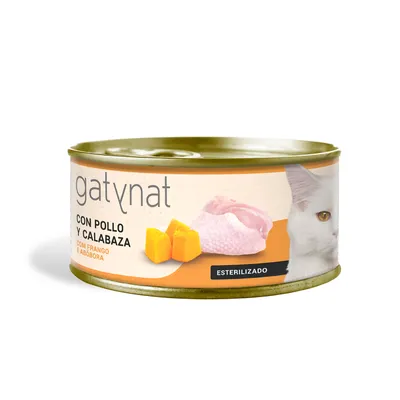 Gatynat Pollo y Calabaza pack 12 uds x 85 gr Gatynat Pollo y Calabaza pack 12 uds x 85 gr