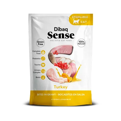 Dibaq Sense Bocaditos en salsa Pavo pack 12 uds x 100gr