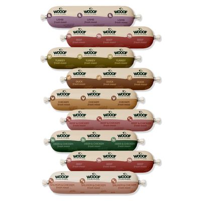 WOOOF Frischfleischwurst-Paket Probierpaket