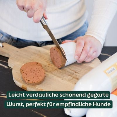 WOOOF Frischfleischwurst Lachs & Huhn getreidefrei
