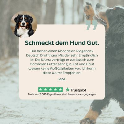 WOOOF Frischfleischwurst Ente
