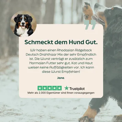 WOOOF Frischfleischwurst Ente