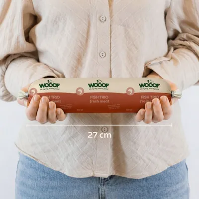 WOOOF Frischfleischwurst Fisch-Trio getreidefrei