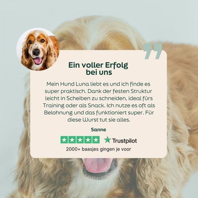 WOOOF Frischfleischwurst Fisch-Trio getreidefrei