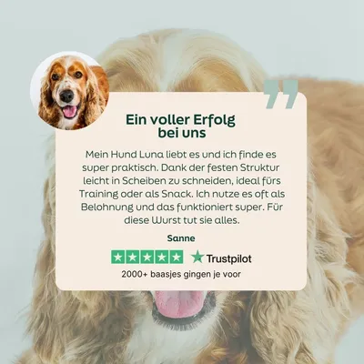 WOOOF Frischfleischwurst Fisch-Trio getreidefrei