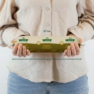 WOOOF Frischfleischwurst-Paket Truthahn & Rind getreidefrei