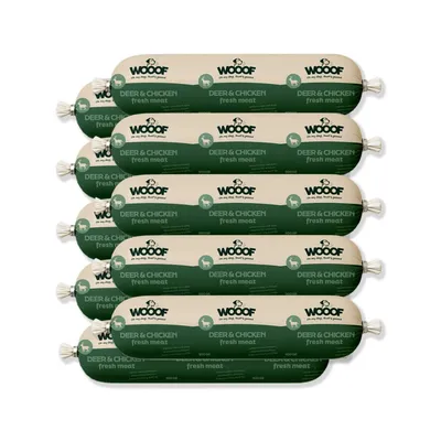 WOOOF Frischfleischwurst Hirsch & Huhn WOOOF Frischfleischwurst Hirsch & Huhn