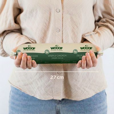 WOOOF Frischfleischwurst Hirsch & Huhn