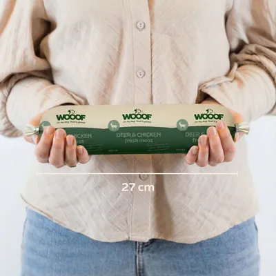 WOOOF Frischfleischwurst Hirsch & Huhn WOOOF Frischfleischwurst Hirsch & Huhn