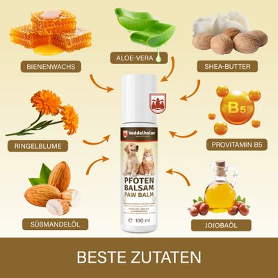 Veddelholzer 100 ml Pfotenbalsam für Hunde