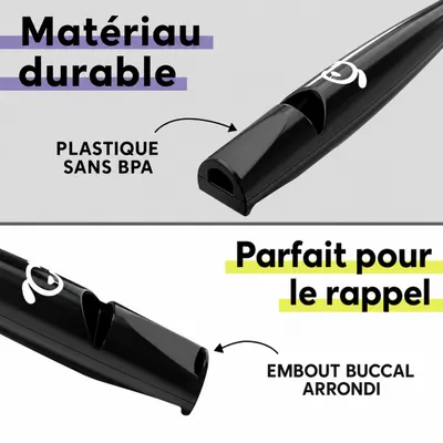 STUCH Sifflet pour chien 5900 Hz avec cordon pour le rappel STUCH Sifflet pour chien 5900 Hz avec cordon pour le rappel