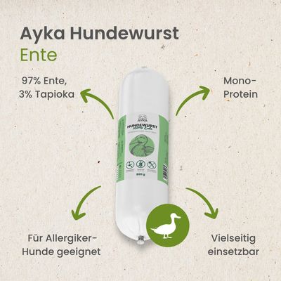 Kauartikel.com Ayka Hundewurst Ente