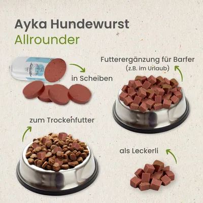 Kauartikel.com Ayka Hundewurst Hirsch Kauartikel.com Ayka Hundewurst Hirsch