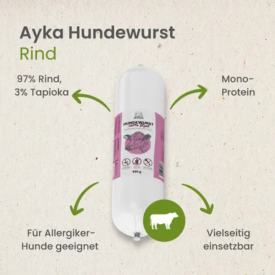 Kauartikel.com Ayka Hundewurst Rind