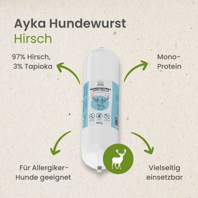 Kauartikel.com Ayka Hundewurst Hirsch