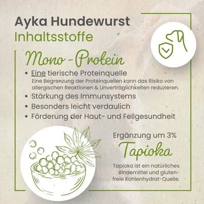 Kauartikel.com Ayka Hundewurst Lachs