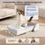 Robotail C32 Offene selbstreinigende Katzentoilette mit App-Steuerung