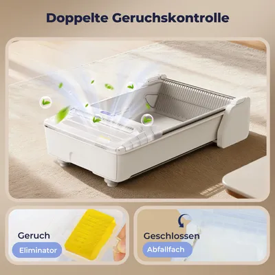 Robotail C32 Offene selbstreinigende Katzentoilette mit App-Steuerung