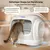 Robotail C42 Selbstreinigende elektrische Katzentoilette mit App-Steuerung
