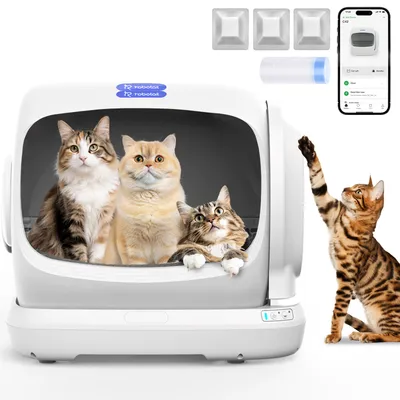 Robotail C42 Selbstreinigende elektrische Katzentoilette mit App-Steuerung