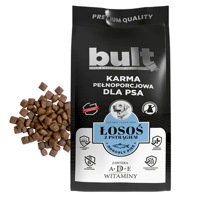 BULT Trockenfutter für ausgewachsene Hunde – Lachs & Forelle 3 kg