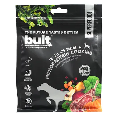 BULT Superfood Hundekekse – Monoprotein-Hundesnack Lamm 300 g BULT Superfood Hundekekse – Monoprotein-Hundesnack Lamm 300 g