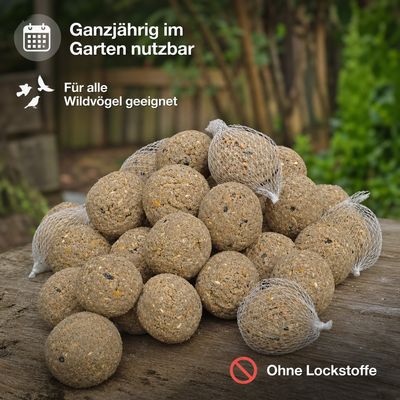 KLASEBO Meisenknödel mit Netz für Wildvögel