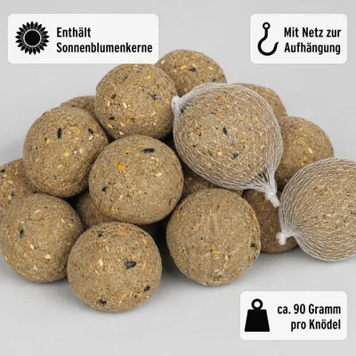 KLASEBO Meisenknödel mit Netz für Wildvögel KLASEBO Meisenknödel mit Netz für Wildvögel