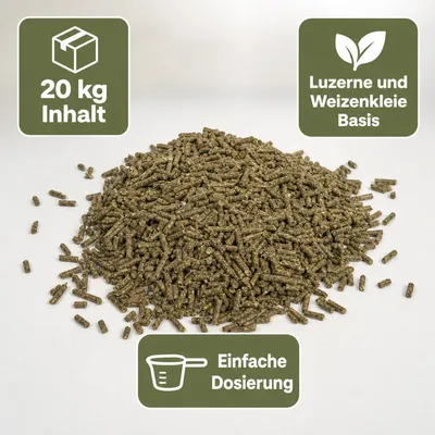 KLASEBO Kaninchenfutter Pellets, Allround-Futter