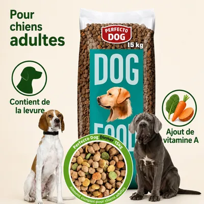 Boni-Shop Perfecto Dog Dinner croquettes pour chien adulte