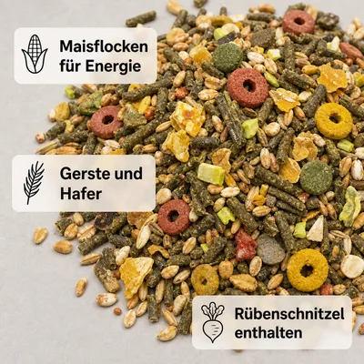 KLASEBO Hobby Mix Schweinefutter für Hängebauch- und Minischweine