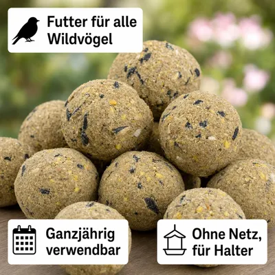 KLASEBO Premium Meisenknödel mit Insekten ohne Netz KLASEBO Premium Meisenknödel mit Insekten ohne Netz