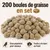 KLASEBO Boules de graisse en filet pour oiseaux sauvages, grand format KLASEBO Boules de graisse en filet pour oiseaux sauvages, grand format