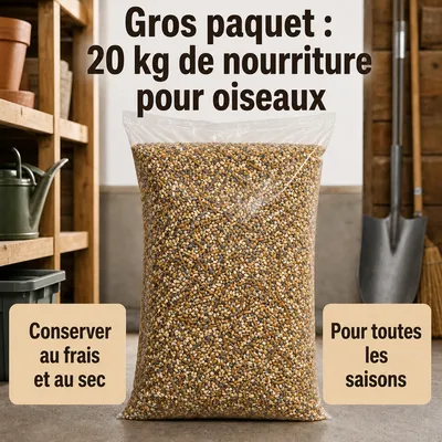 KLASEBO Mélange Deluxe sans coques aux vers de farine pour oiseaux KLASEBO Mélange Deluxe sans coques aux vers de farine pour oiseaux