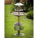 GartenMeister Solar-Vogelbad 4in1 mit Futterstelle, bronze