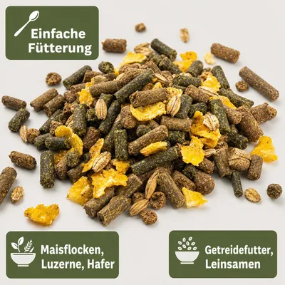 KLASEBO Fohlen- und Stutenfutter, Flockenmischung