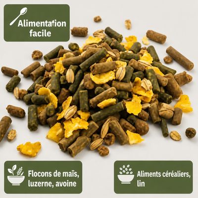 KLASEBO Aliment en flocons pour juments et poulains