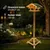 Westfalia Mangeoire pour oiseaux sur pied avec guirlande LED et minuterie