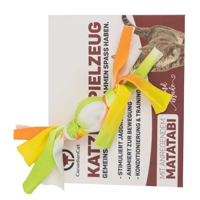 Canadian Cat Company Katzenspielzeug mit Stoffbändern Leichtes