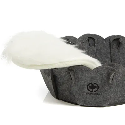 Canadian Cat Company Katzenbett FLOWER aus Filz