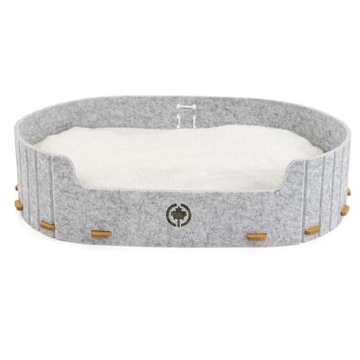 Canadian Cat Company Katzenbett SENNA aus Filz mit Kissen