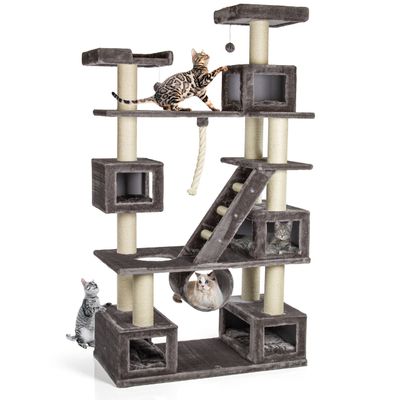 Canadian Cat Company Kratzbaum LOGAN Kletterparadies mit 5 Katzenhöhlen